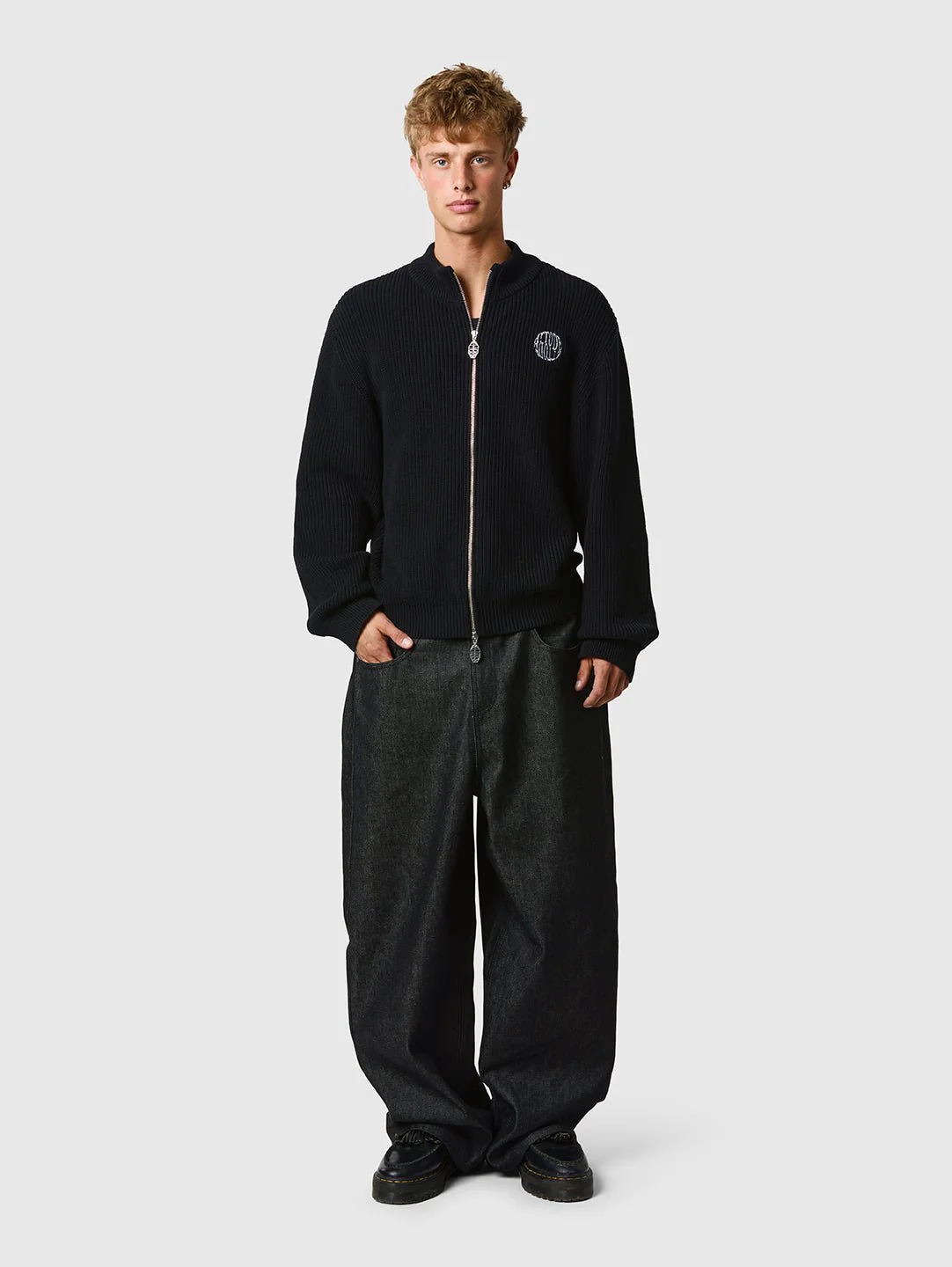Raw Denim Jeans Charcoal - Image 3